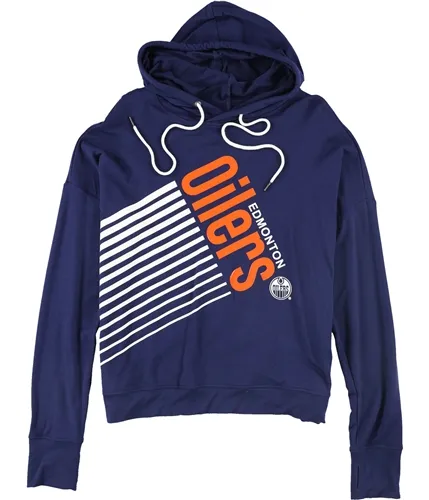 Touch Womens Oilers Tulip Back Hoodie Sweatshirt