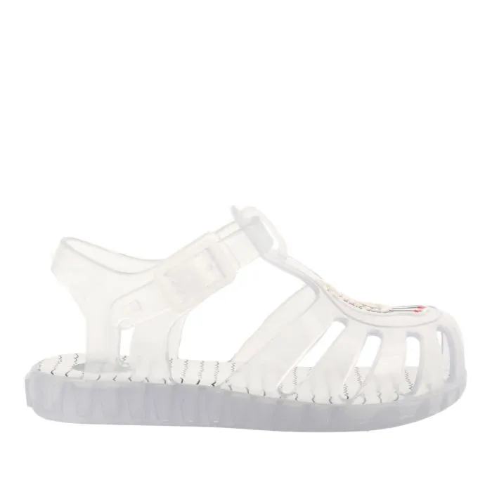 TRANSPARENT CRAB SHOES WITH SEAGULL PATCH FOR BABY MOSSET