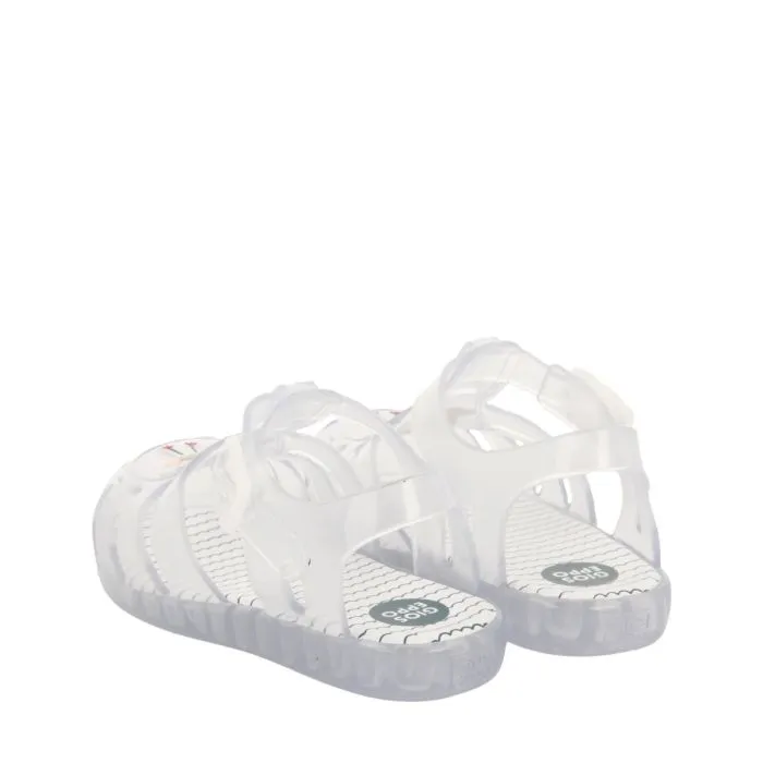 TRANSPARENT CRAB SHOES WITH SEAGULL PATCH FOR BABY MOSSET