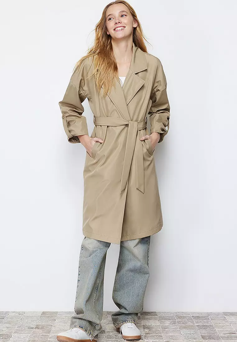 Trendyol Belted Trench Coat