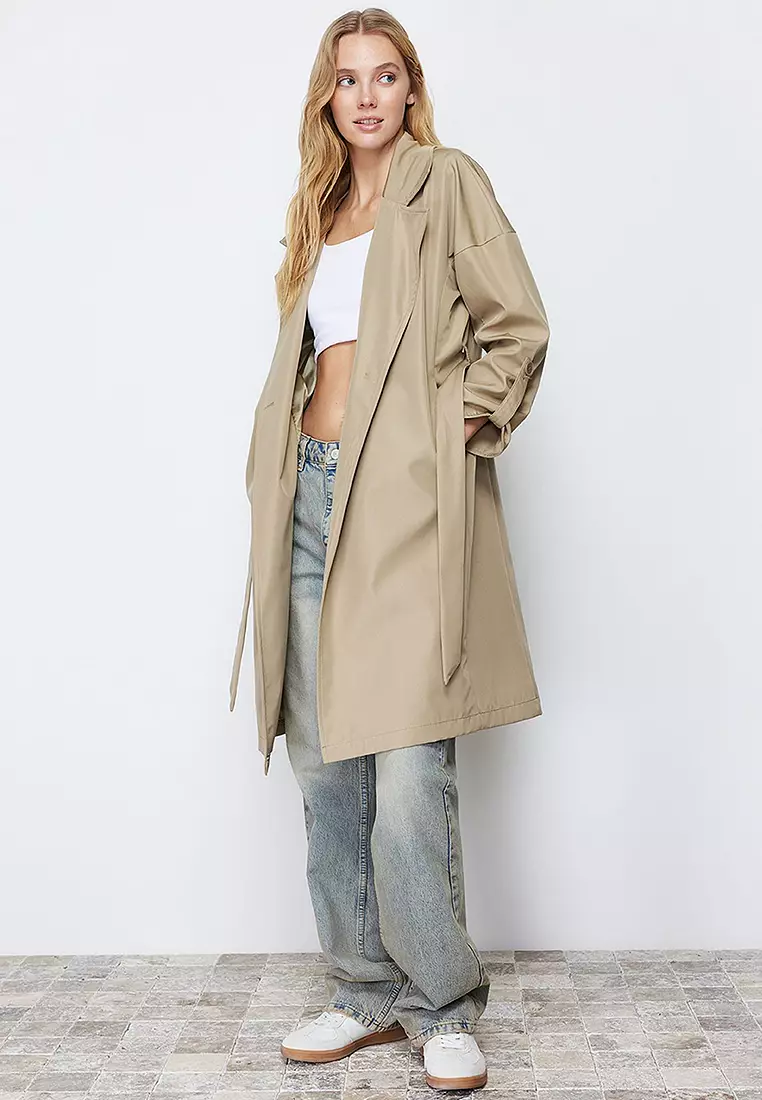 Trendyol Belted Trench Coat