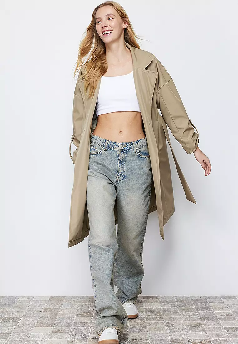 Trendyol Belted Trench Coat