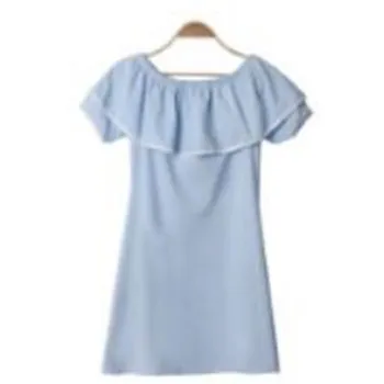 Trendywhere Ruffle Off-Shoulder Dress