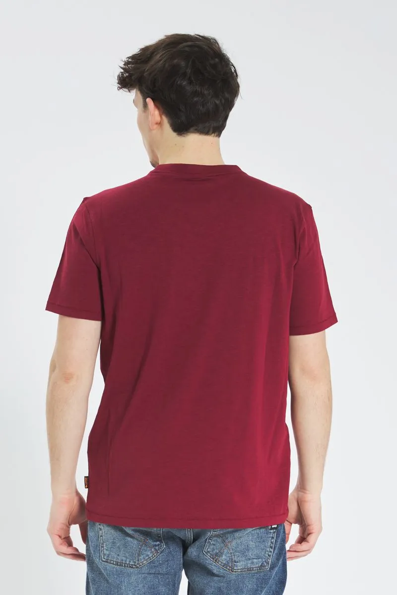 Tshirt Uomo Bordeaux