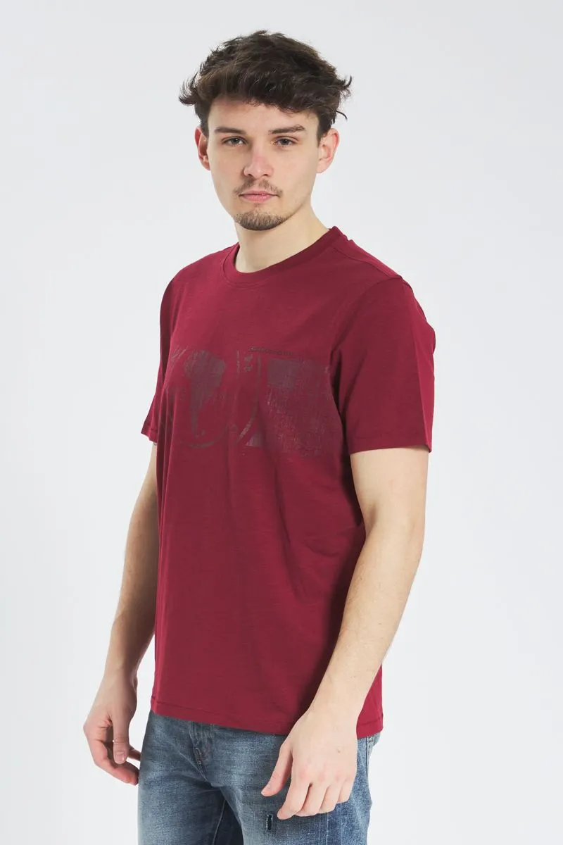 Tshirt Uomo Bordeaux