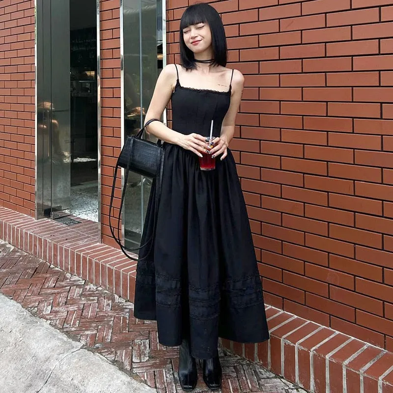 Unholy Gothic Witchy Aesthetic Dress for Romantic Academia