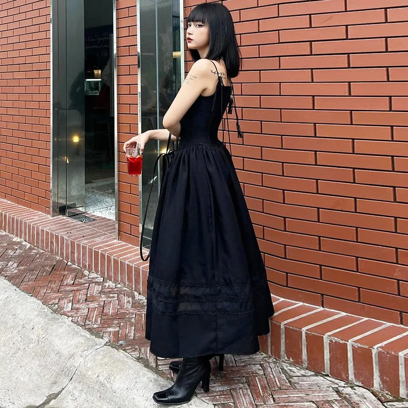 Unholy Gothic Witchy Aesthetic Dress for Romantic Academia