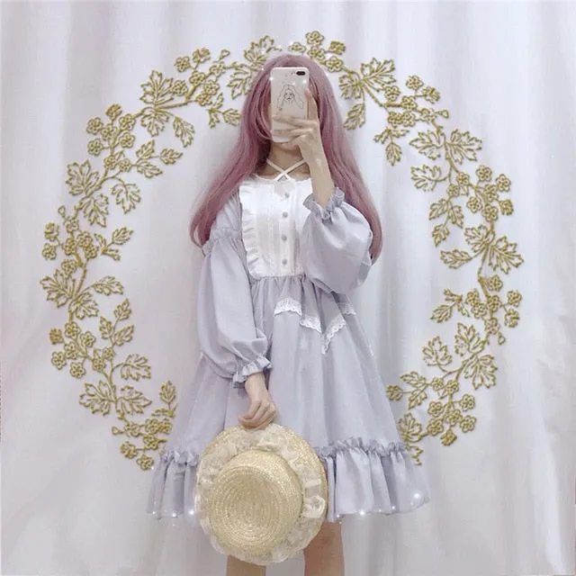 Vanessa Belle Lavender Lolita Dress - Long Sleeves