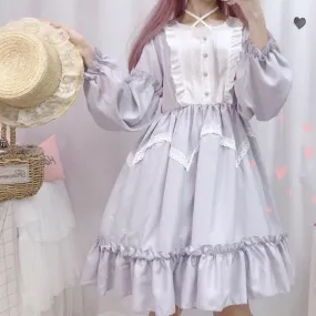 Vanessa Belle Lavender Lolita Dress - Long Sleeves