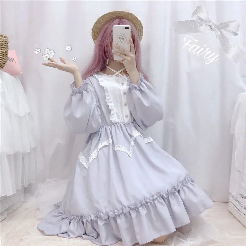 Vanessa Belle Lavender Lolita Dress - Long Sleeves