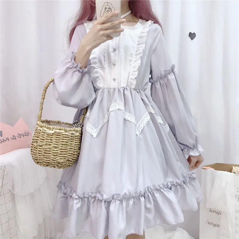 Vanessa Belle Lavender Lolita Dress - Long Sleeves