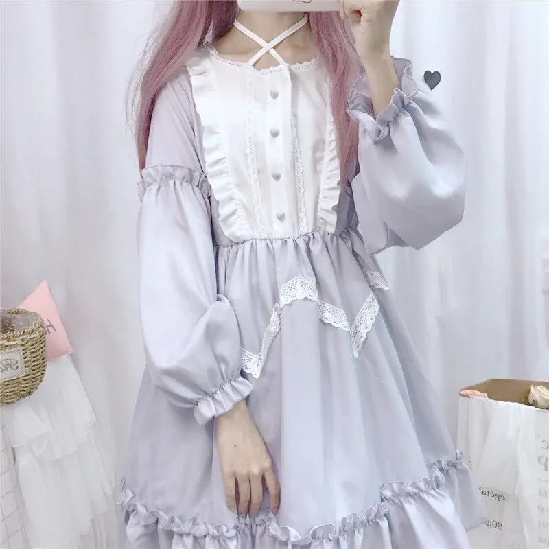 Vanessa Belle Lavender Lolita Dress - Long Sleeves