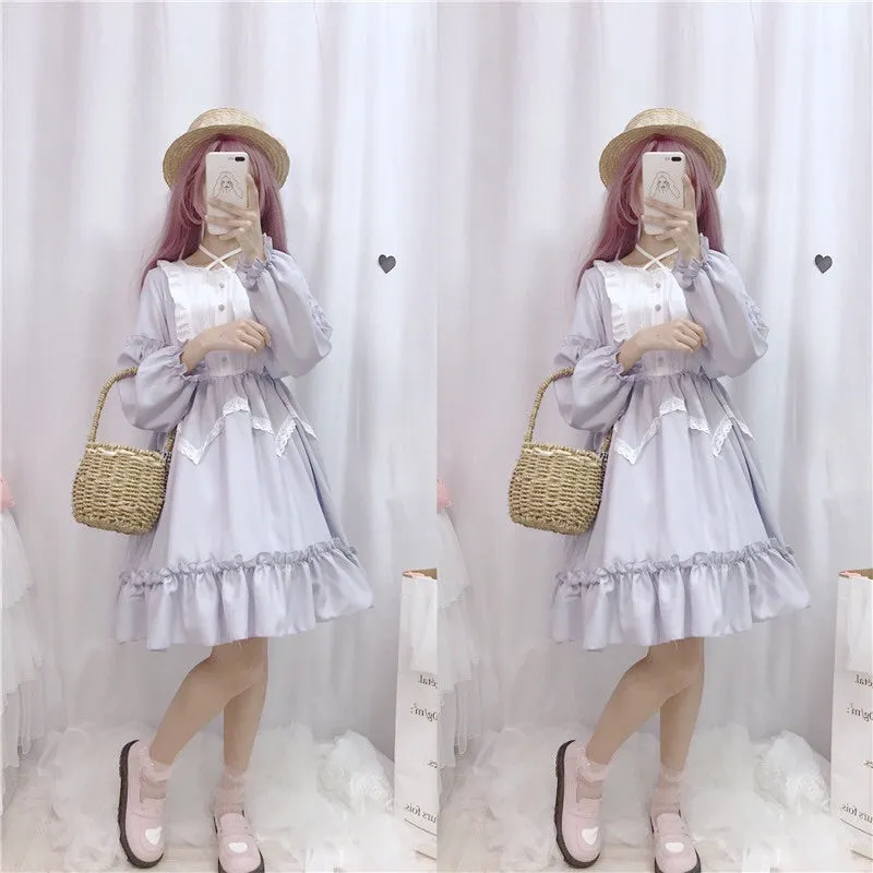 Vanessa Belle Lavender Lolita Dress - Long Sleeves