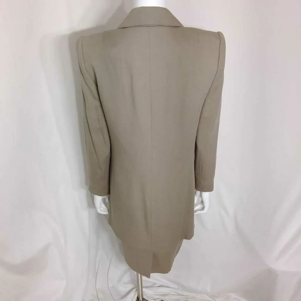 VNTG CRISCIONE NEW YORK TAUPE 2 PC DRESS JACKET SIZE X SMALL TCC