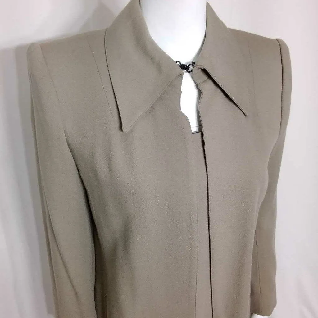 VNTG CRISCIONE NEW YORK TAUPE 2 PC DRESS JACKET SIZE X SMALL TCC