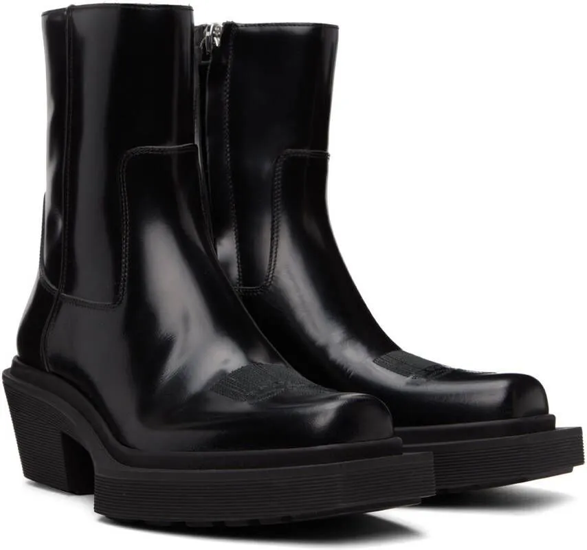 VTMNTS Black Cowboy Boots