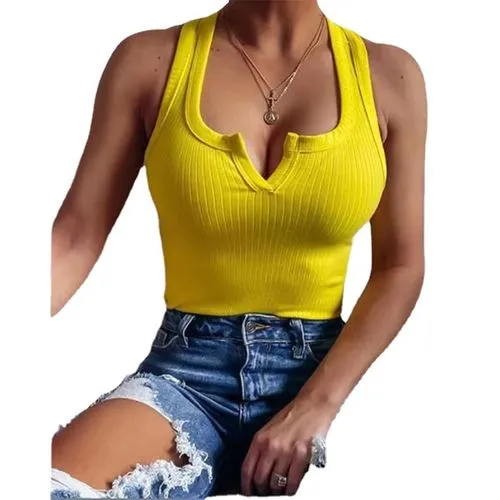 Women's Blouse Tank Tops Ruffles Fashion Solid Color