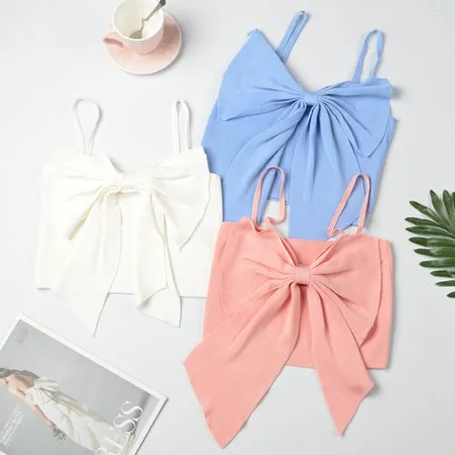 Women's Camisole Tank Tops Sexy Bow Knot