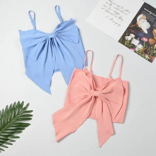 Women's Camisole Tank Tops Sexy Bow Knot