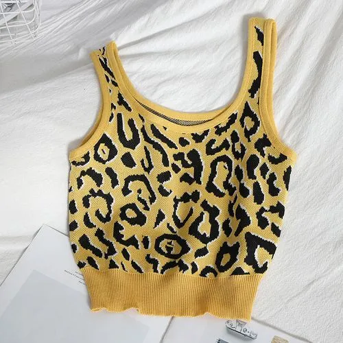 Women's Camisole Tank Tops Sexy Leopard