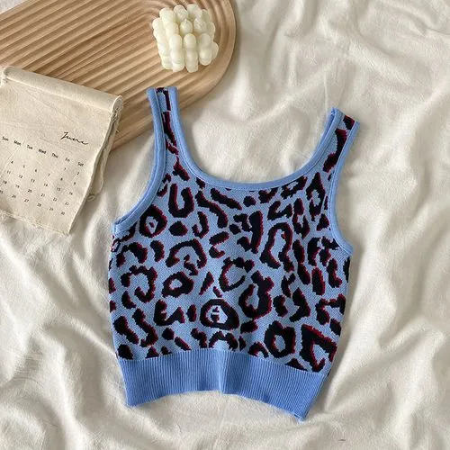 Women's Camisole Tank Tops Sexy Leopard