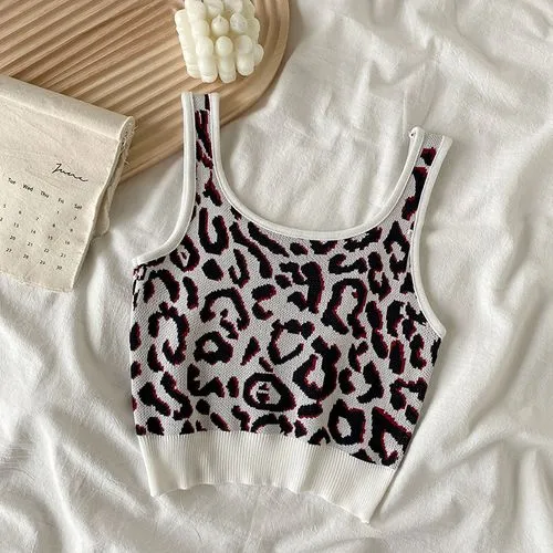 Women's Camisole Tank Tops Sexy Leopard