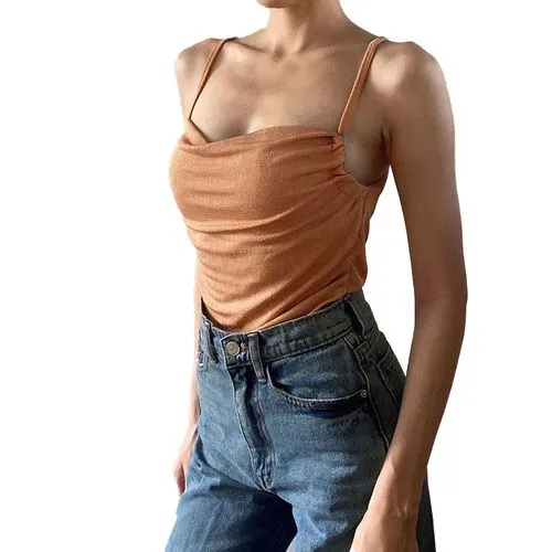 Women's Camisole Tank Tops Sexy Streetwear Solid Color