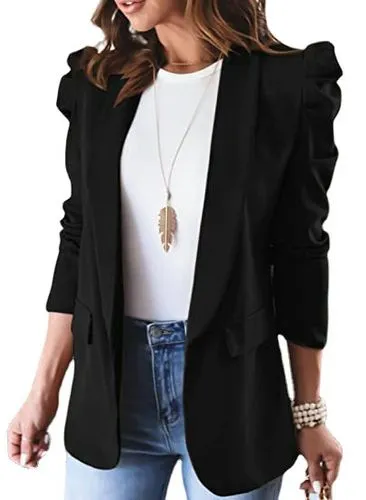 Women's Fashion Solid Color Blazer Blazer