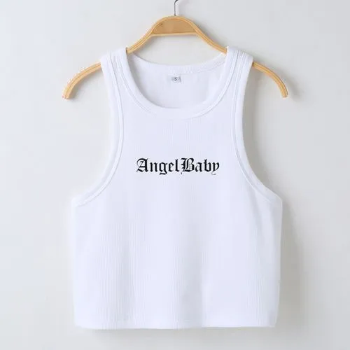 Women's Tank Tops Printing Fashion Letter