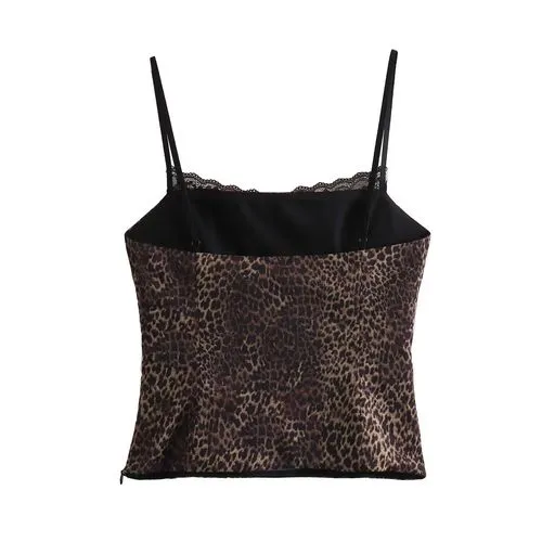 Women's Vest Tank Tops Sexy Solid Color Leopard