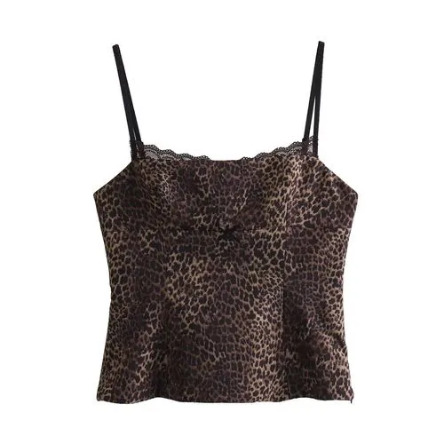 Women's Vest Tank Tops Sexy Solid Color Leopard