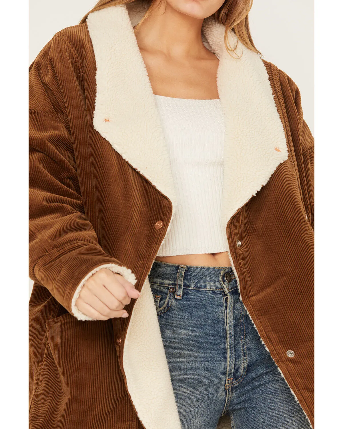 Wrangler Women's Corduroy Ranch Coat